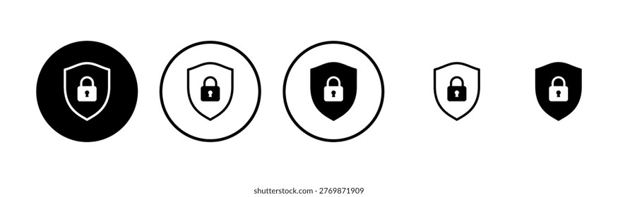 Security icon logo design. protection icon. privacy. vpn