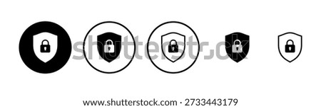 Security icon logo design. protection icon. privacy. vpn