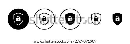 Security icon logo design. protection icon. privacy. vpn