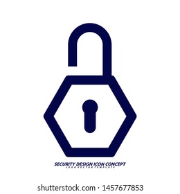 Security icon logo design vector. Protection and Security Vector Line Icons Set. Business Data Protection Technology, Cyber Security, Computer Network Protection. Editable Stroke. Web Icon