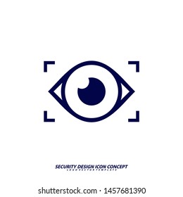 Security icon logo design vector. Protection and Security Vector Line Icons Set. Business Data Protection Technology, Cyber Security, Computer Network Protection. Editable Stroke. Web Icon