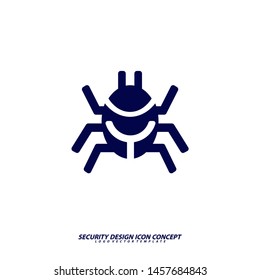 Security icon logo design vector. Protection and Security Vector Line Icons Set. Business Data Protection Technology, Cyber Security, Computer Network Protection. Editable Stroke. Web Icon