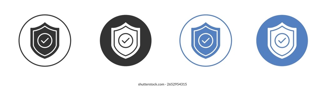 Diseños gráficos de logotipo de icono de seguridad