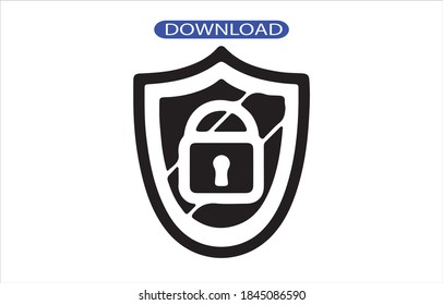 Security icon or logo isolated sign symbol vector illustration - high quality black style vector icons.