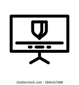 Security icon or logo isolated sign symbol vector illustration - high quality black style vector icons
