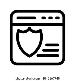 Security icon or logo isolated sign symbol vector illustration - high quality black style vector icons
