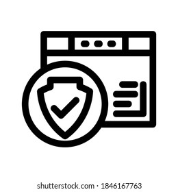 Security icon or logo isolated sign symbol vector illustration - high quality black style vector icons
