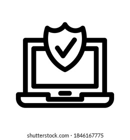 Icono de seguridad o logotipo símbolo de signo aislado ilustración vectorial - iconos vectoriales de estilo negro de alta calidad
