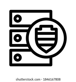 Sicherheitssymbol oder Logo einzeln auf Zeichen, Vektorgrafik - hochwertige Vektorsymbole in schwarzem Stil

