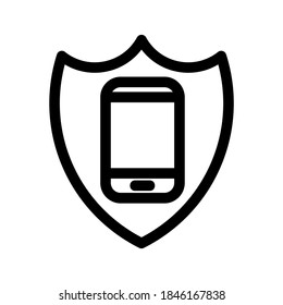 Security icon or logo isolated sign symbol vector illustration - high quality black style vector icons
