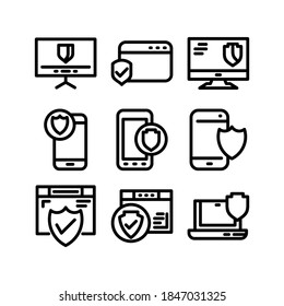 Security icon or logo isolated sign symbol vector illustration - Collection of high quality black style vector icons
