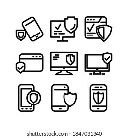 Security icon or logo isolated sign symbol vector illustration - Collection of high quality black style vector icons
