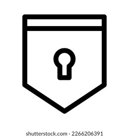 security icon or logo isolated sign symbol vector illustration - high quality black style vector icons
