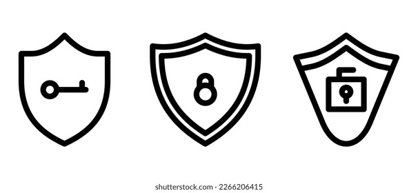 security icon or logo isolated sign symbol vector illustration - high quality black style vector icons
