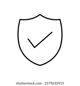 Security icon logo sign set vector outline