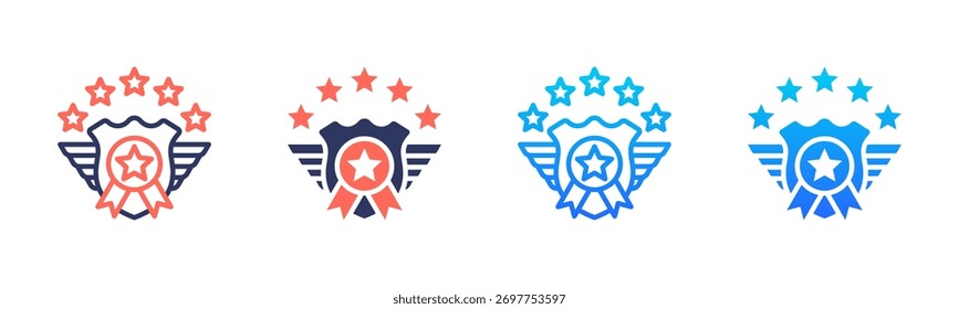 Pacote De Ícones De Segurança Em Vários Estilos