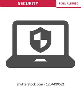 Security Icon. Professional, pixel perfect icon, EPS 10 format.