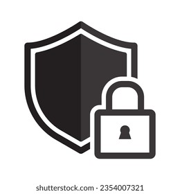 Security Icon, Protection Sign, Padlock Icon, Privacy, Safety Icon, Shield Protect Vector, Guard Design Elements, Lock Security Symbol, Access Denied Design For Mobile Apps And Website Illustration