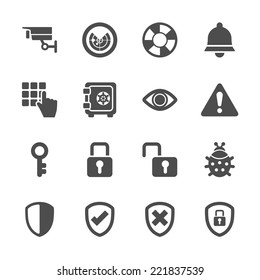 Security Icon Set 2, Vector Eps10.