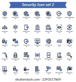 Security Icon Set 2, Vector Graphics