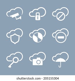 Security icon set