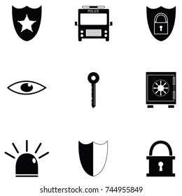 security icon set