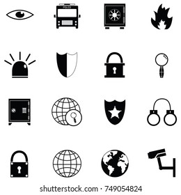 security icon set