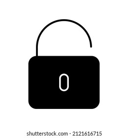 security icon set image with glyph style