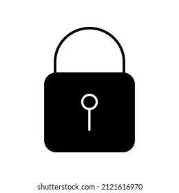 imagen de conjunto de iconos de seguridad con estilo de glifo