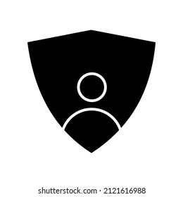 security icon set image with glyph style