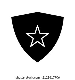 security icon set image with glyph style