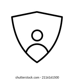 security icon set with line style