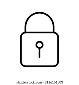 security icon set with line style