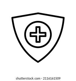 security icon set with line style