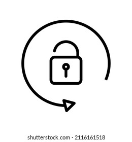 conjunto de iconos de seguridad con estilo de línea