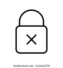 security icon set with line style