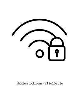 conjunto de iconos de seguridad con estilo de línea