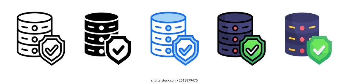 Security Icon Set Multiple Style Collection
