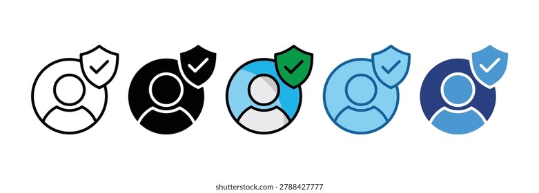 Security Icon Set Multiple Style Collection