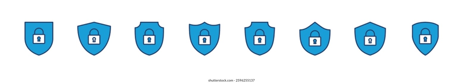 Security icon set. protection icon. privacy. vpn