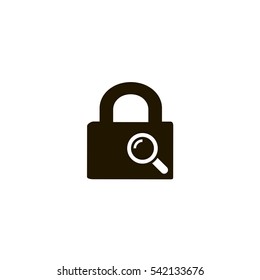 security icon. sign design