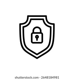 Security icon symbol for apps and websites. protection icon. privacy. vpn