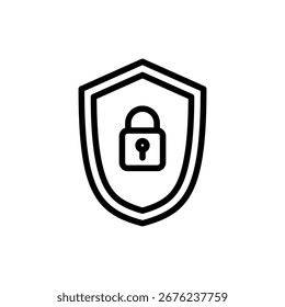Security icon symbol for apps and websites. protection icon. privacy. vpn