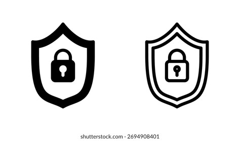 Icono de seguridad para App y Sitios web. icono de protección. privacidad. vpn