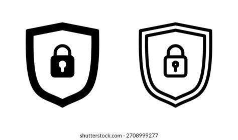 Sicherheitssymbol für Apps und Websites. Schutz-Symbol. Privatsphäre. VPN
