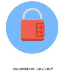Icono De Seguridad O Símbolo. Elemento de diseño de icono de seguridad. Ilustración vectorial