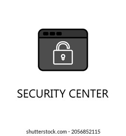 Security icon. Trendy flat vector Security icon on white background, vector illustration can be use for web and mobile