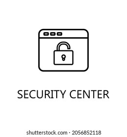 Security icon. Trendy flat vector Security icon on white background, vector illustration can be use for web and mobile