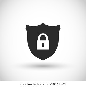 Security icon vector