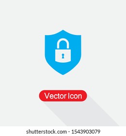 Security Icon Vector Illustration Isolated On Light Gray Background Eps10